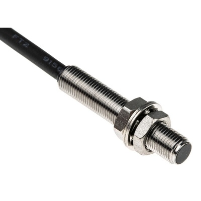 BALLUFF Inductive Barrel-Style Proximity Sensor, M5 x 0.5, 1.5 mm Detection, PNP Output, 10 → 30 V dc, IP67