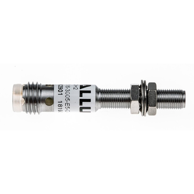 BALLUFF Inductive Barrel-Style Proximity Sensor, M5 x 0.5, 0.8 mm Detection, PNP Output, 10 → 30 V dc, IP67