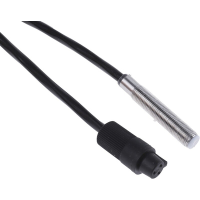 BALLUFF Capacitive Barrel-Style Proximity Sensor, M5 x 0.5, 1 mm Detection, Amplifier Interface Output, 4 → 8 V
