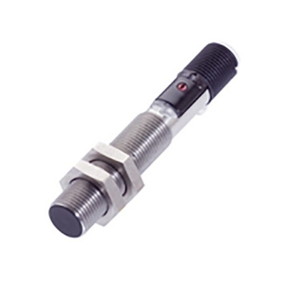 BALLUFF Capacitive Barrel-Style Proximity Sensor, M12 x 1, 4 mm Detection, PNP Output, 10 → 30 V dc, IP67