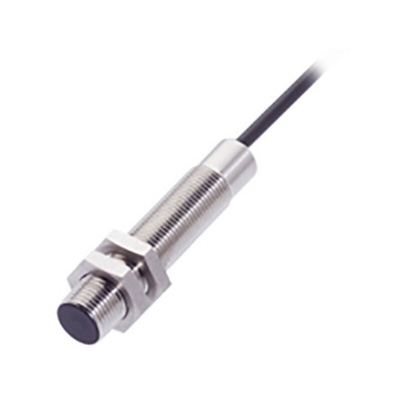 BALLUFF Capacitive Barrel-Style Proximity Sensor, M12 x 1, 4 mm Detection, PNP Output, 10 → 30 V dc, IP67