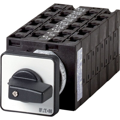 Eaton, 3P 6 Position 45° Multi Step Cam Switch, 690V (Volts), 32A, Short Thumb Grip Actuator