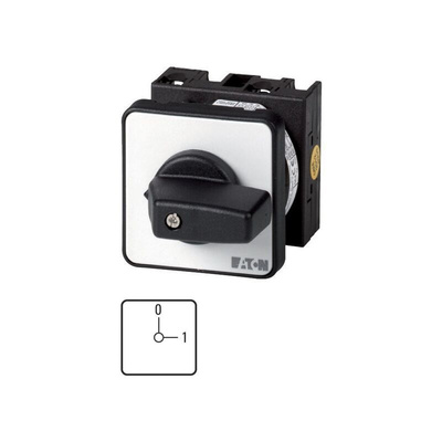Eaton, 1P 2 Position 90° Changeover Cam Switch, 690V (Volts), 20A, Toggle Actuator