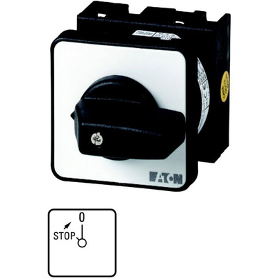 Eaton, 2P 2 Position 45° On-Off Cam Switch, 690V (Volts), 20A, Toggle Actuator