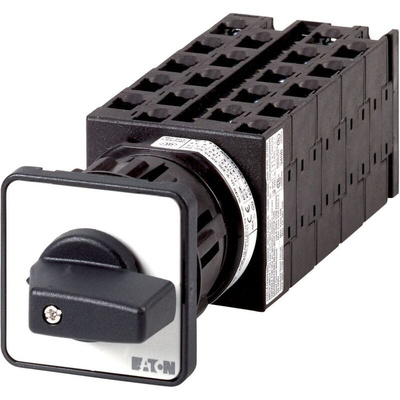 Eaton, 2P 10 Position 30° Multi Step Cam Switch, 690V (Volts), 20A, Toggle Actuator
