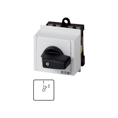 Eaton, 2P 2 Position 45° Changeover Cam Switch, 690V (Volts), 20A, Toggle Actuator