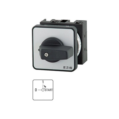 Eaton, 2P 3 Position 45° Motor Control Cam Switch, 690V (Volts), 20A, Short Thumb Grip Actuator