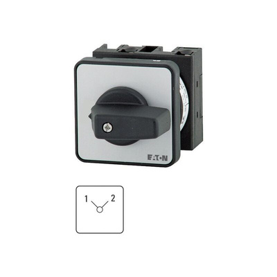 Eaton, 3P 3 Position 90° Motor Reversing Cam Switch, 690V (Volts), 20A, Short Thumb Grip Actuator