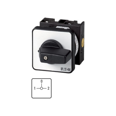 Eaton, 3P 6 Position 90° On-Off Cam Switch, 690V (Volts), 20A, Knob Actuator