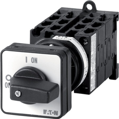 Eaton, 9P 2 Position 90° On-Off Cam Switch, 690V (Volts), 20A, Rotary Actuator