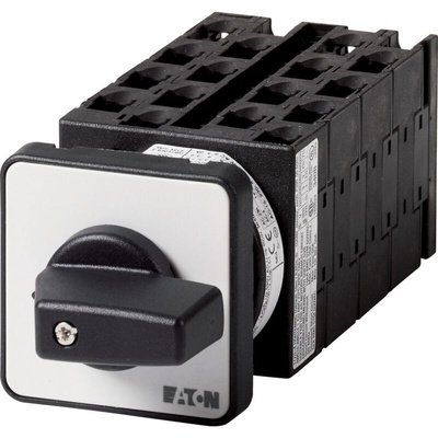 Eaton, 5P 3 Position 60° Multi Step Cam Switch, 690V (Volts), 20A, Toggle Actuator