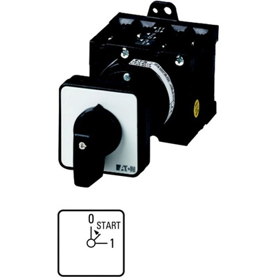 Eaton, 2P 3 Position 45° Motor Control Cam Switch, 690V (Volts), 32A, Toggle Actuator