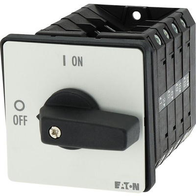 Eaton, 6P 2 Position 90° On-Off Cam Switch, 600V (Volts), 100A, Short Thumb Grip Actuator