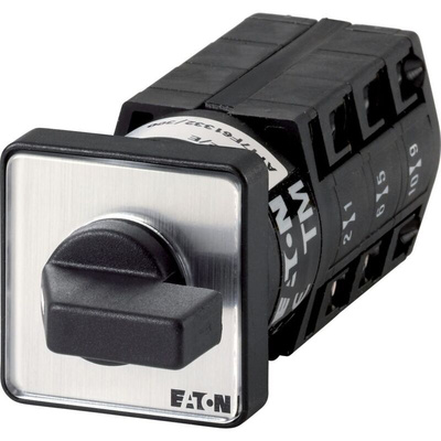 Eaton, 6P 2 Position 90° On-Off Cam Switch, 690V (Volts), 10A, Short Thumb Grip Actuator