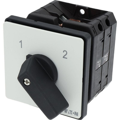 Eaton, 2P 2 Position 90° Multi Speed Cam Switch, 690V (Volts), 63A, Short Thumb Grip Actuator
