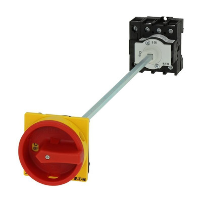 Eaton, 3P + N 90° On-Off Cam Switch, 690V (Volts), 40A, Door Coupling Rotary Drive Actuator