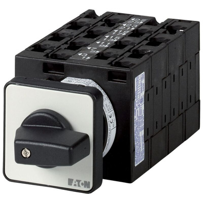 Eaton, 3P 4 Position 60° Multi Speed Cam Switch, 690V (Volts), 32A, Short Thumb Grip Actuator