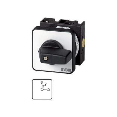 Eaton, 2P 3 Position 90° Changeover Cam Switch, 690V (Volts), 20A, Toggle Actuator
