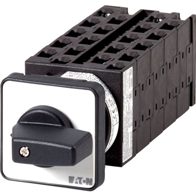 Eaton, 2P 11 Position 30° Multi Step Cam Switch, 690V (Volts), 20A, Short Thumb Grip Actuator