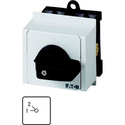 Eaton, 3P 2 Position 45° Multi Step Cam Switch, 690V (Volts), 20A, Toggle Actuator