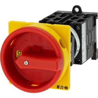 Eaton, 8P 2 Position 90° On-Off Cam Switch, 690V (Volts), 20A, Short Thumb Grip Actuator