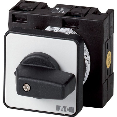 Eaton, 3P 2 Position 90° On-Off Cam Switch, 690V (Volts), 32A, Short Thumb Grip Actuator