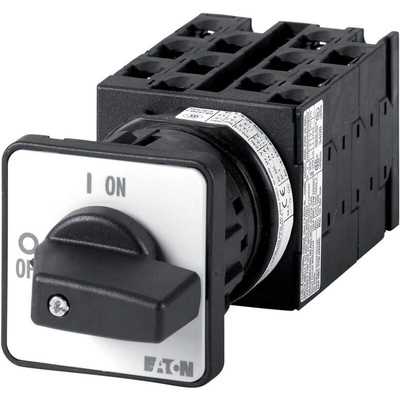 Eaton, 6P 2 Position 90° Changeover Cam Switch, 690V (Volts), 20A, Toggle Actuator
