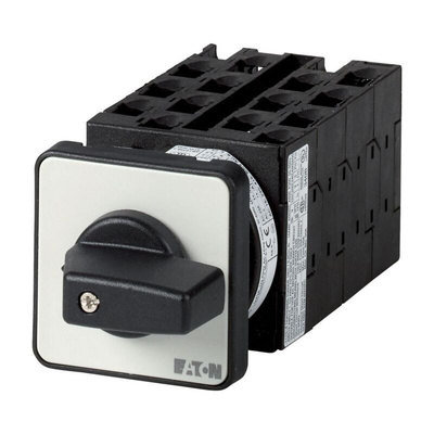 Eaton, 7P 3 Position 60° Changeover Cam Switch, 690V (Volts), 20A, Short Thumb Grip Actuator