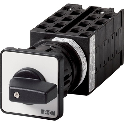 Eaton, 5P 4 Position 45° Multi Step Cam Switch, 690V (Volts), 20A, Short Thumb Grip Actuator