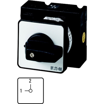Eaton, 3P 2 Position 90° Changeover Cam Switch, 690V (Volts), 32A, Short Lever Actuator