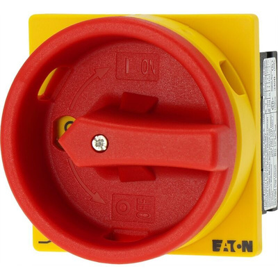 Eaton, 2P 90° On-Off Cam Switch, 690V (Volts), 20A, Door Coupling Rotary Drive Actuator
