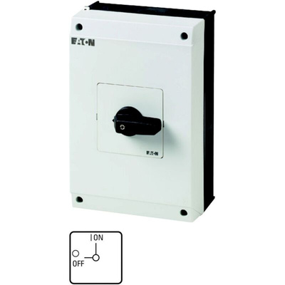 Eaton, 6P 2 Position 90° On-Off Cam Switch, 690V (Volts), 63A, Short Thumb Grip Actuator