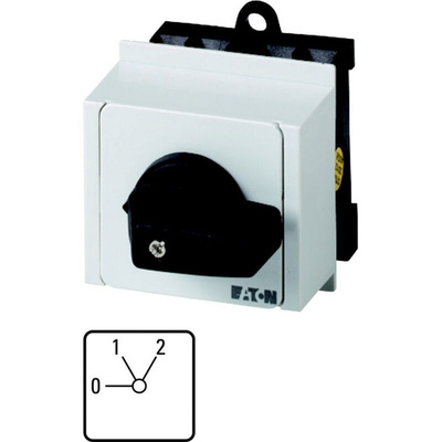 Eaton, 1P 3 Position 60° Multi Step Cam Switch, 690V (Volts), 20A, Short Thumb Grip Actuator