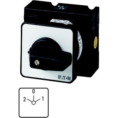 Eaton, 3P 3 Position 45° Changeover Cam Switch, 690V (Volts), 32A, Short Thumb Grip Actuator