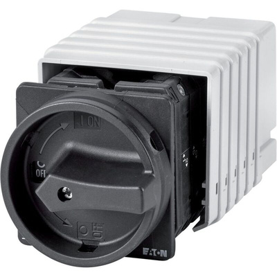 Eaton, 9P 90° On-Off Cam Switch, 690V (Volts), 63A, Short Thumb Grip Actuator