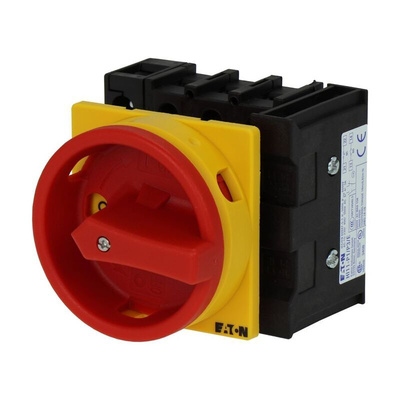 Eaton, 3P + N 90° On-Off Cam Switch, 690V (Volts), 40A, Door Coupling Rotary Drive Actuator