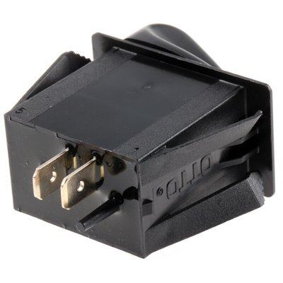 Otto, 2 Position SPST Rotary Switch, 20 A @ 28 V dc, Tab