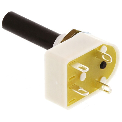 Lorlin, 2 Position DPST Rotary Switch, 4 A @ 250 V ac, Solder