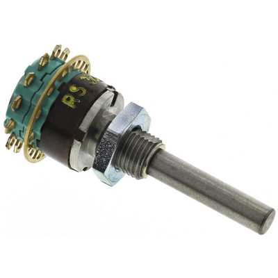 NSF My shorting, 12 Position SP12T Rotary Switch, 1.5 A, Solder