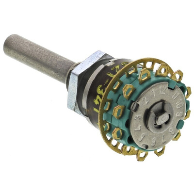 NSF My shorting, 12 Position SP12T Rotary Switch, 1.5 A, Solder