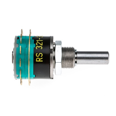 NSF GX non short, 6 Position DP6T Rotary Switch, 250 mA @ 60 V, Solder