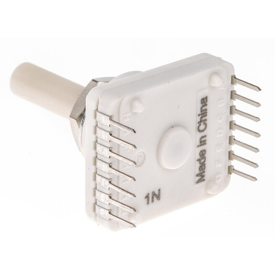 C & K, 12 Position SP12T Rotary Switch, 150 mA @ 60 V dc, Through Hole