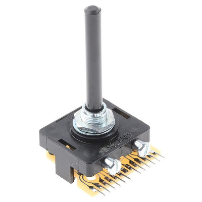 Lorlin, 5 Position SPST Rotary Switch, 500 mA @ 250 V, Through Hole