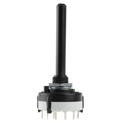 Lorlin, 12 Position SPST Rotary Switch, 150 mA @ 250 V ac, Through Hole