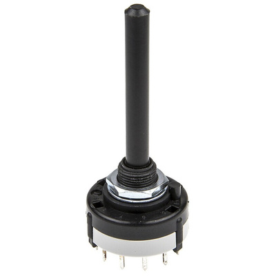 Lorlin, 3 Position 4PST Rotary Switch, 150 mA @ 250 V ac, Through Hole