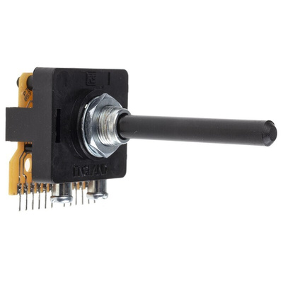 Lorlin, 2 Position Rotary Switch, 500 mA @ 250 V, Through Hole
