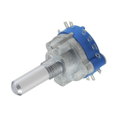 Alps Alpine, 5 Position DP5T Rotary Switch, 150 mA, PC Pin