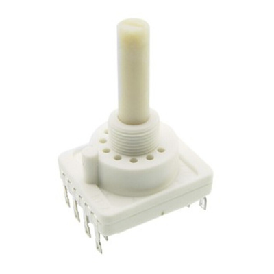 C & K, 12 Position SPST Rotary Switch, 150 mA, Solder