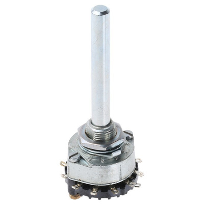 Lorlin, 12 Position SPST Rotary Switch, 1 A @ 12 V, Solder