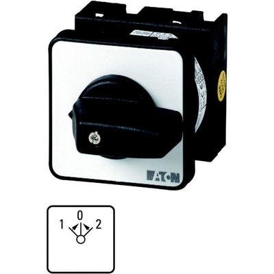 Eaton, 1P 3 Position 45° Changeover Cam Switch, 690V (Volts), 20A, Toggle Actuator